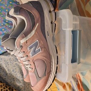 New Balance Pink and Gray Sneakers